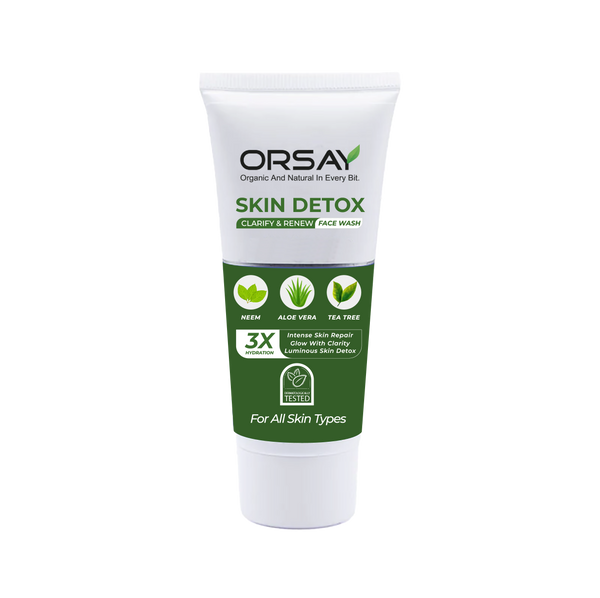 ORSAY SKIN DETOX NEEEM, TEA TREE & ALOEVERA FACEWASH